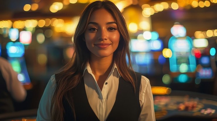 Pusat operasi kantin slot dengan tim dukungan pelanggan dan sistem keamanan tingkat enterprise