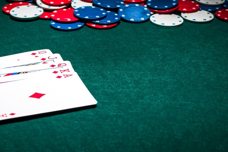 Perbandingan kartu dealer dan pemain Tampilan kartu dealer dan pemain di Caribbean Stud Poker kantin slot untuk perbandingan